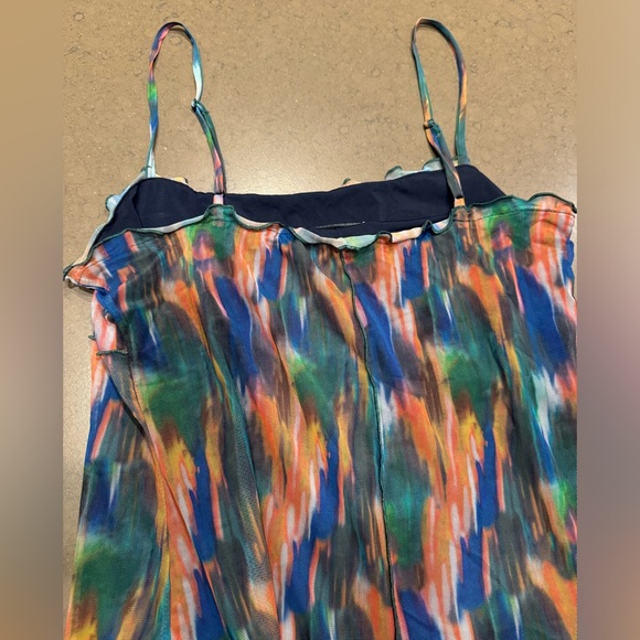 Urban Outfitters Moxie Mesh Mini Slip Dress Sz: L - Picture 10 of 16